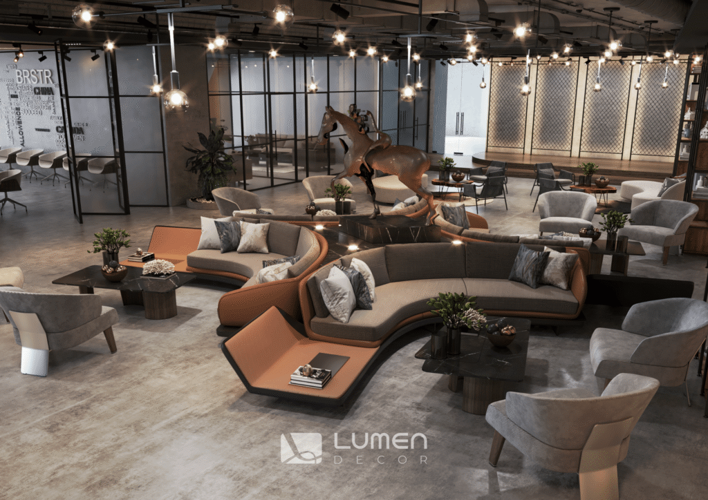 Thi Công Văn Phòng 2026 - Hoàn Thiện Coworking Quảng An Bởi Lumen Decor 7 Thi công văn phòng dịch vụ