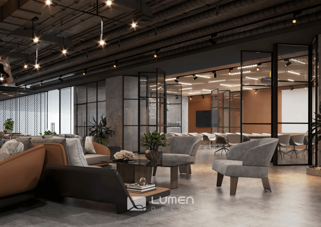 Thi Công Văn Phòng 2026 - Hoàn Thiện Coworking Quảng An Bởi Lumen Decor 8 Thi công văn phòng dịch vụ