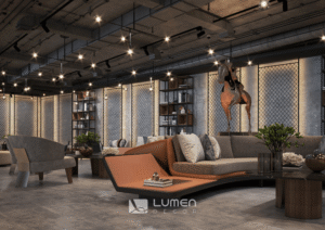 Thi công văn phòng dịch vụ