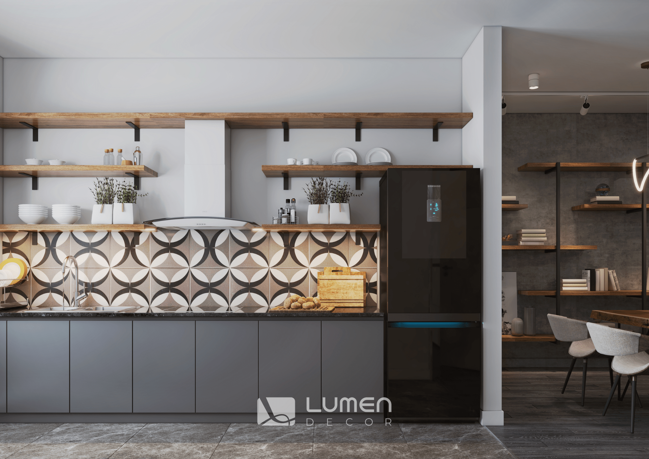 Gói thiết kế hộ gia đình tại chung cư Thanh Đàm hướng tới sự An Cư 4 Thi công trọn gói chung cư