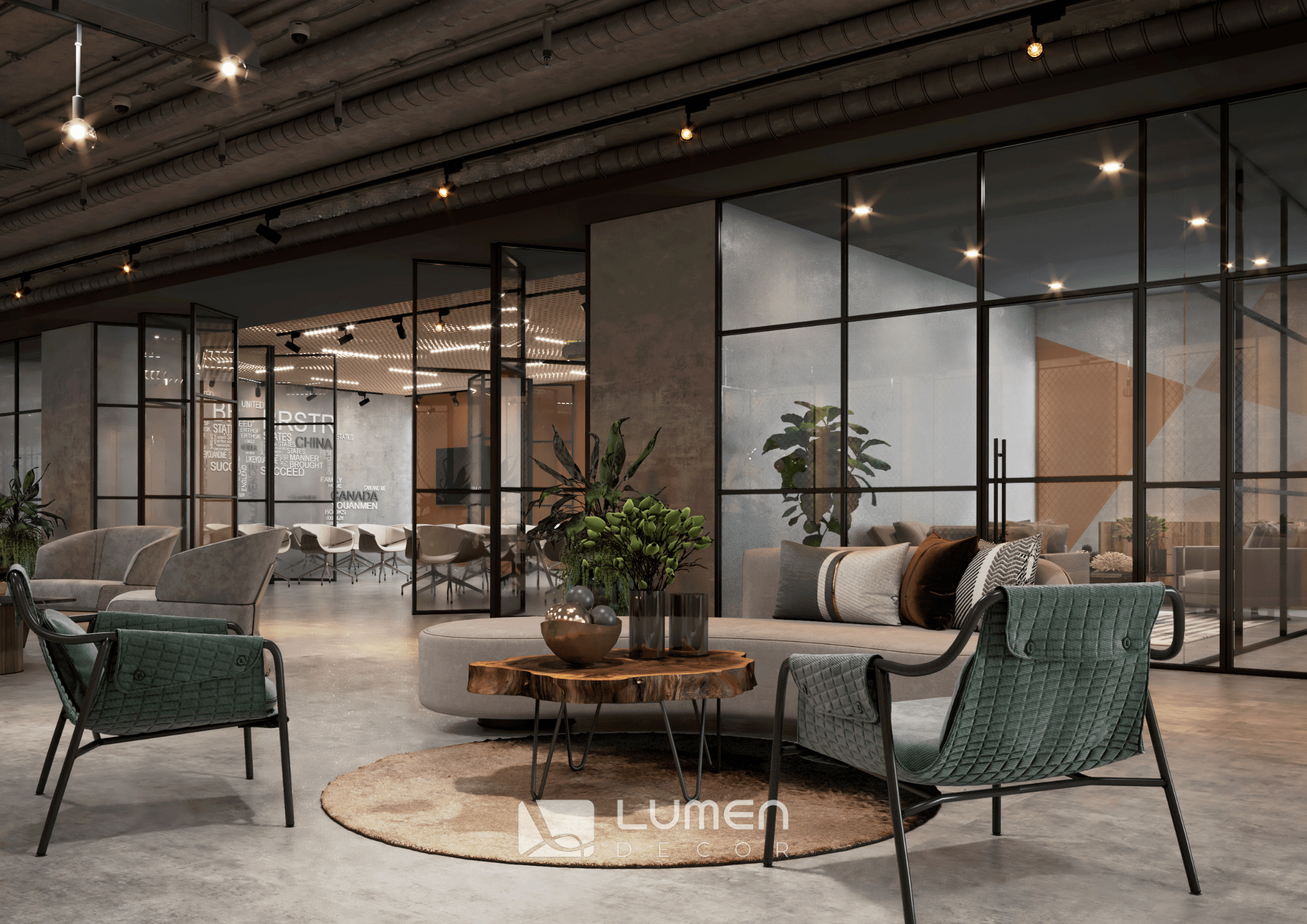 Thi Công Văn Phòng 2026 - Hoàn Thiện Coworking Quảng An Bởi Lumen Decor 18 Thi công văn phòng dịch vụ