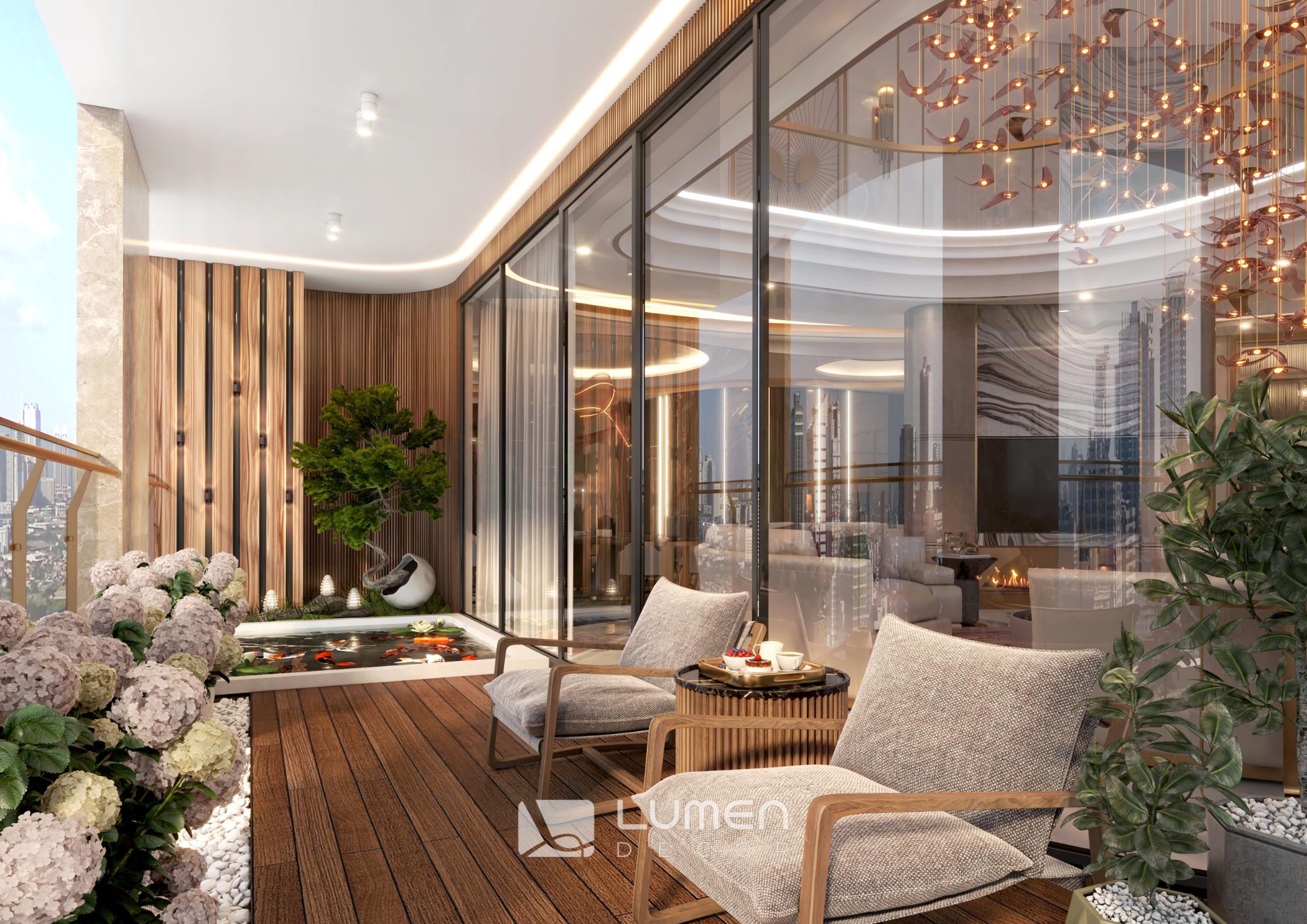 thiết kế nội thất penhouse