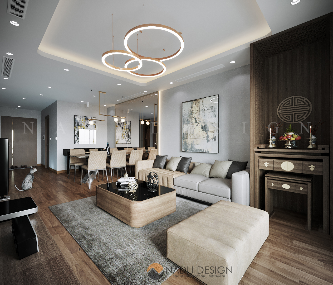 thiet ke noi that chung cu The Matrix One 02 1