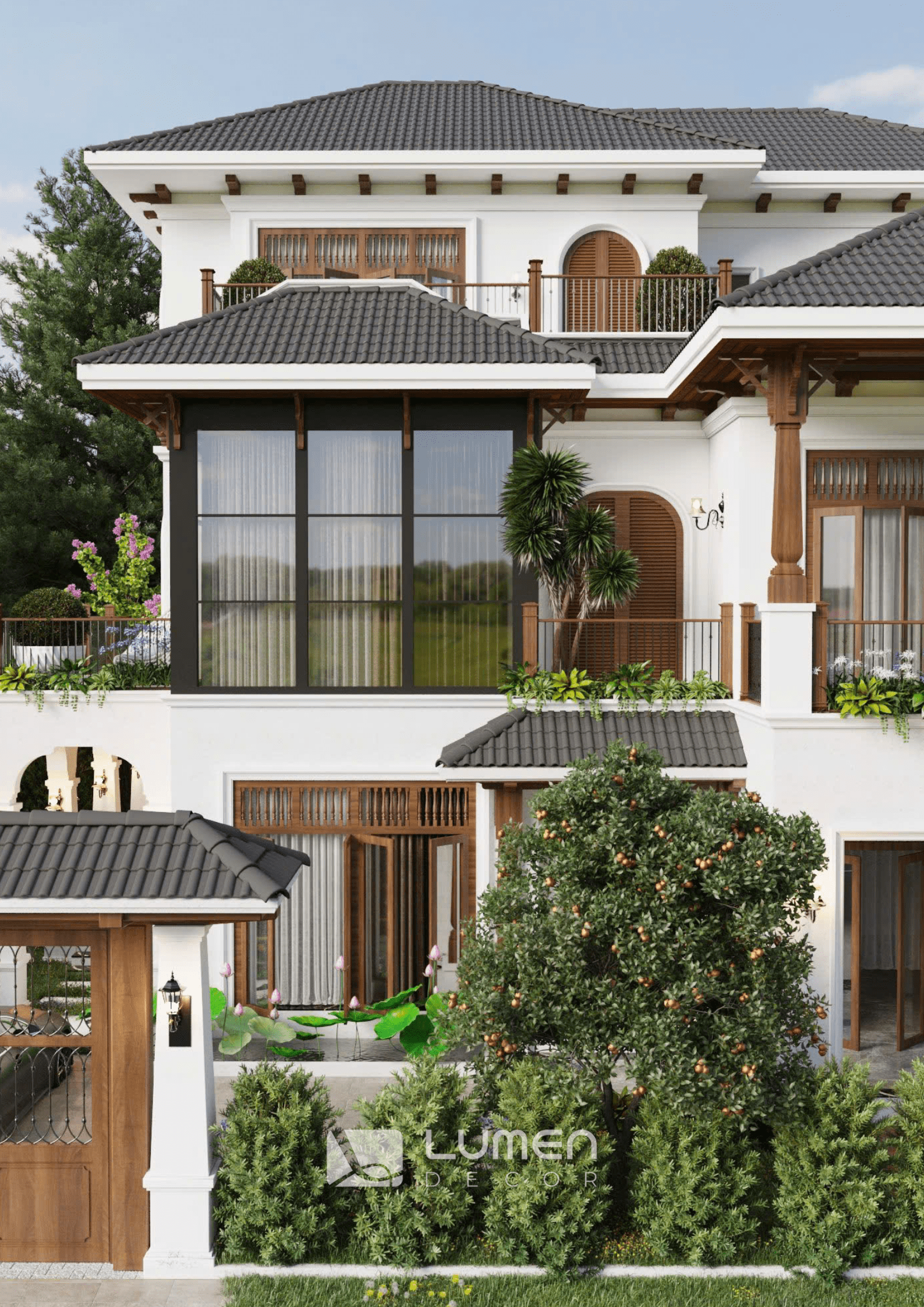 Thi công biệt thự nghỉ dưỡng