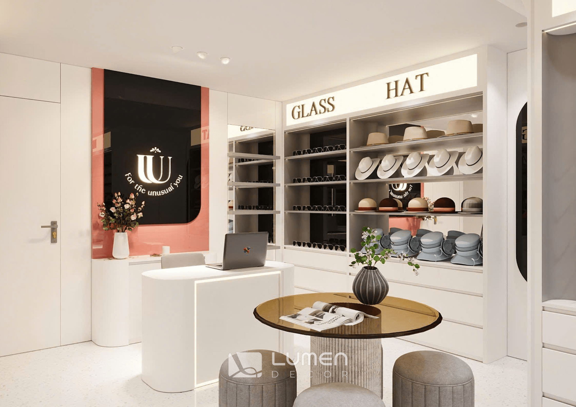 thiết kế cửa hàng