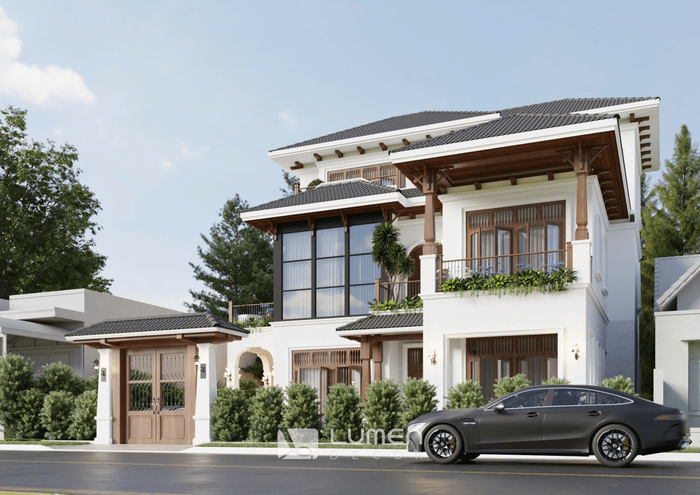 Thi công biệt thự nghỉ dưỡng