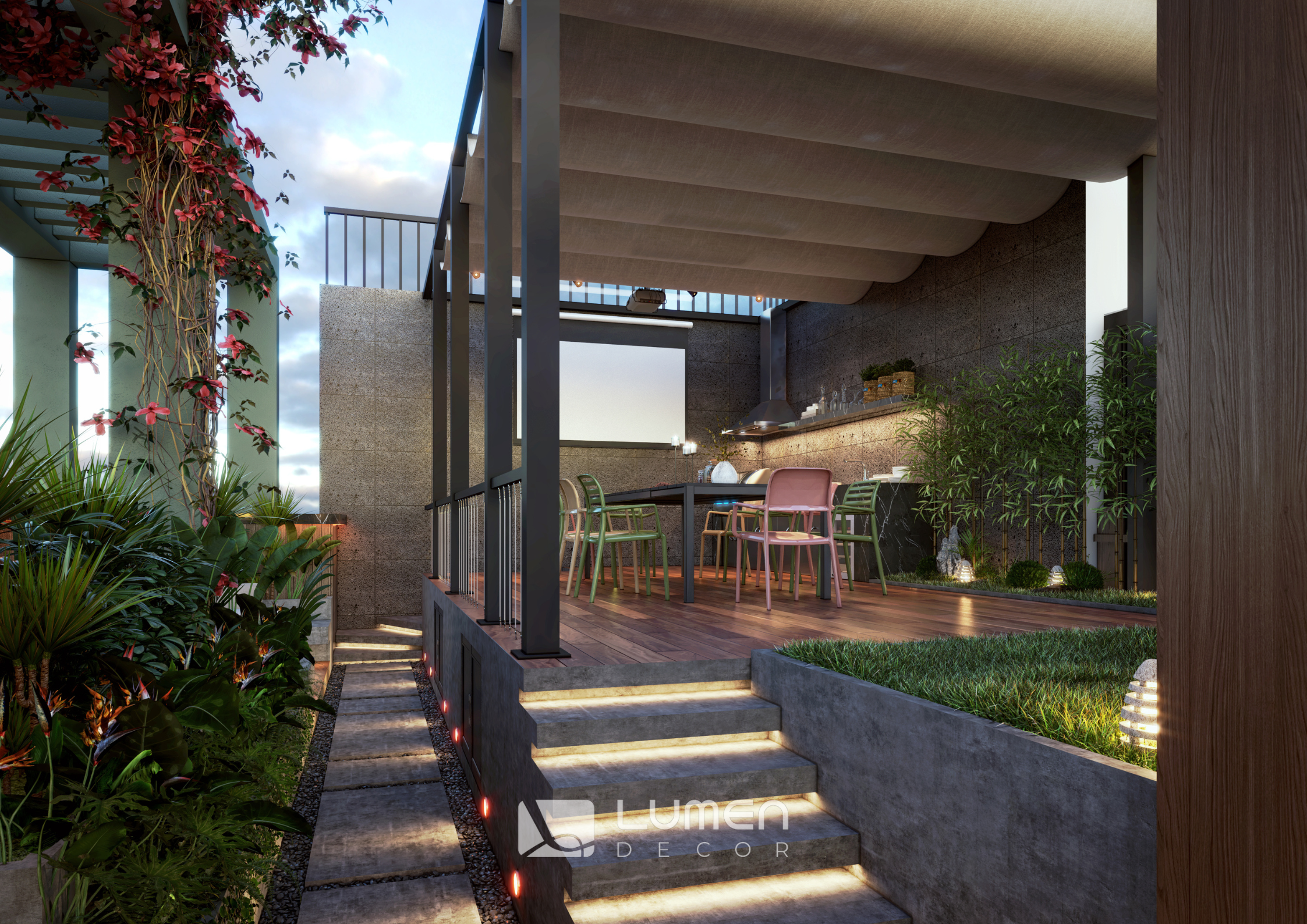 thi công nhà vườn 