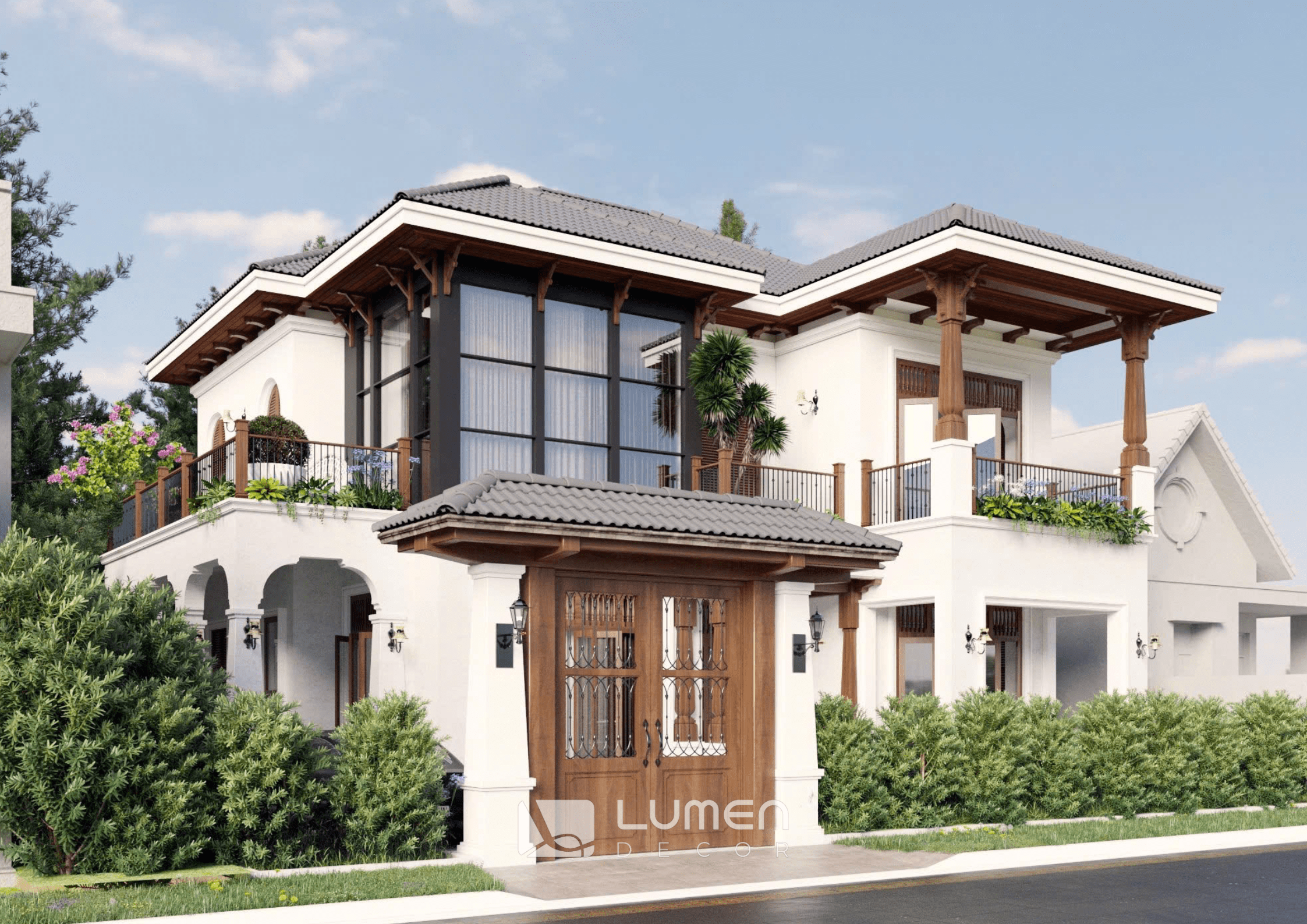 Thi công biệt thự nghỉ dưỡng