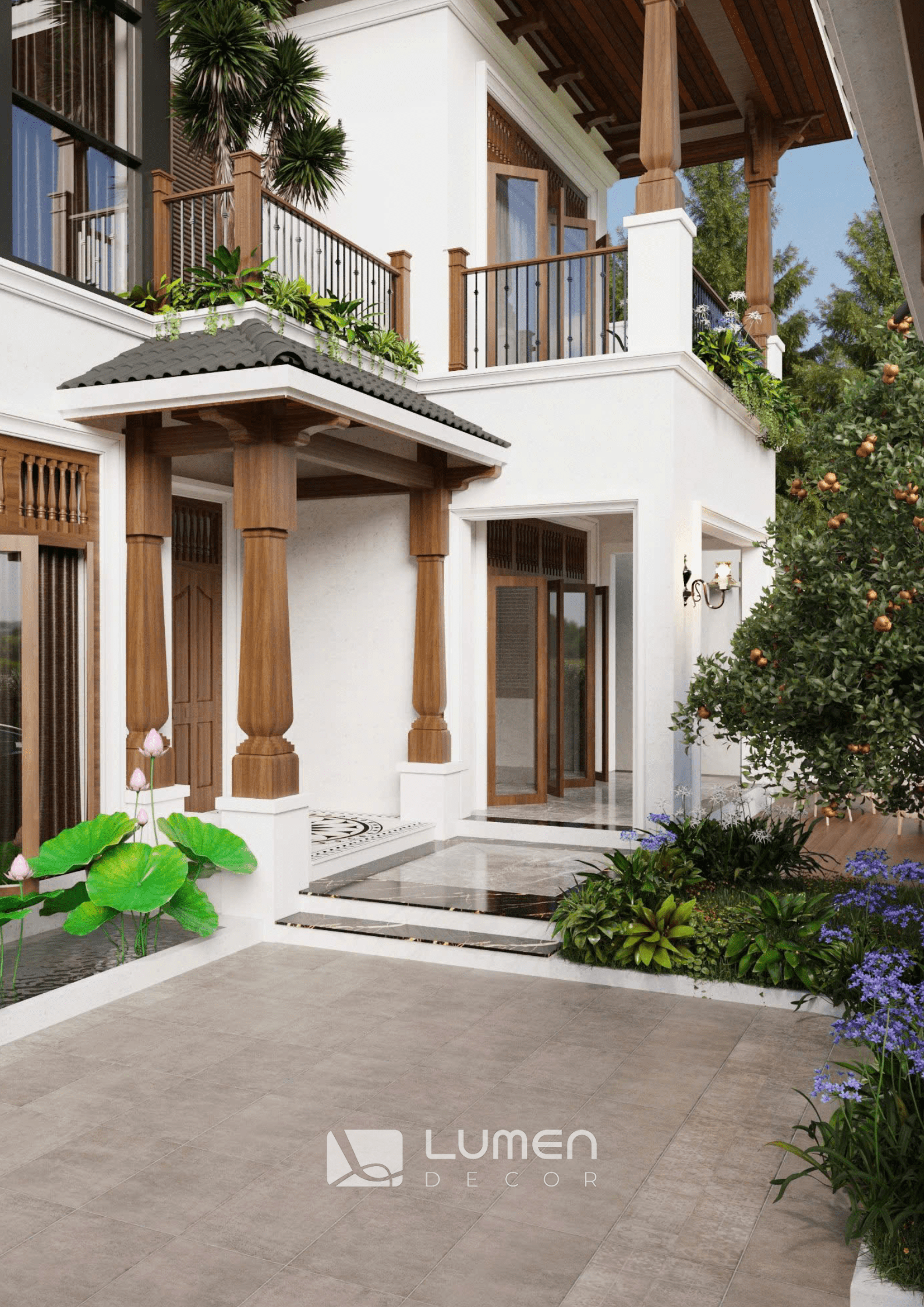 Thi công biệt thự nghỉ dưỡng