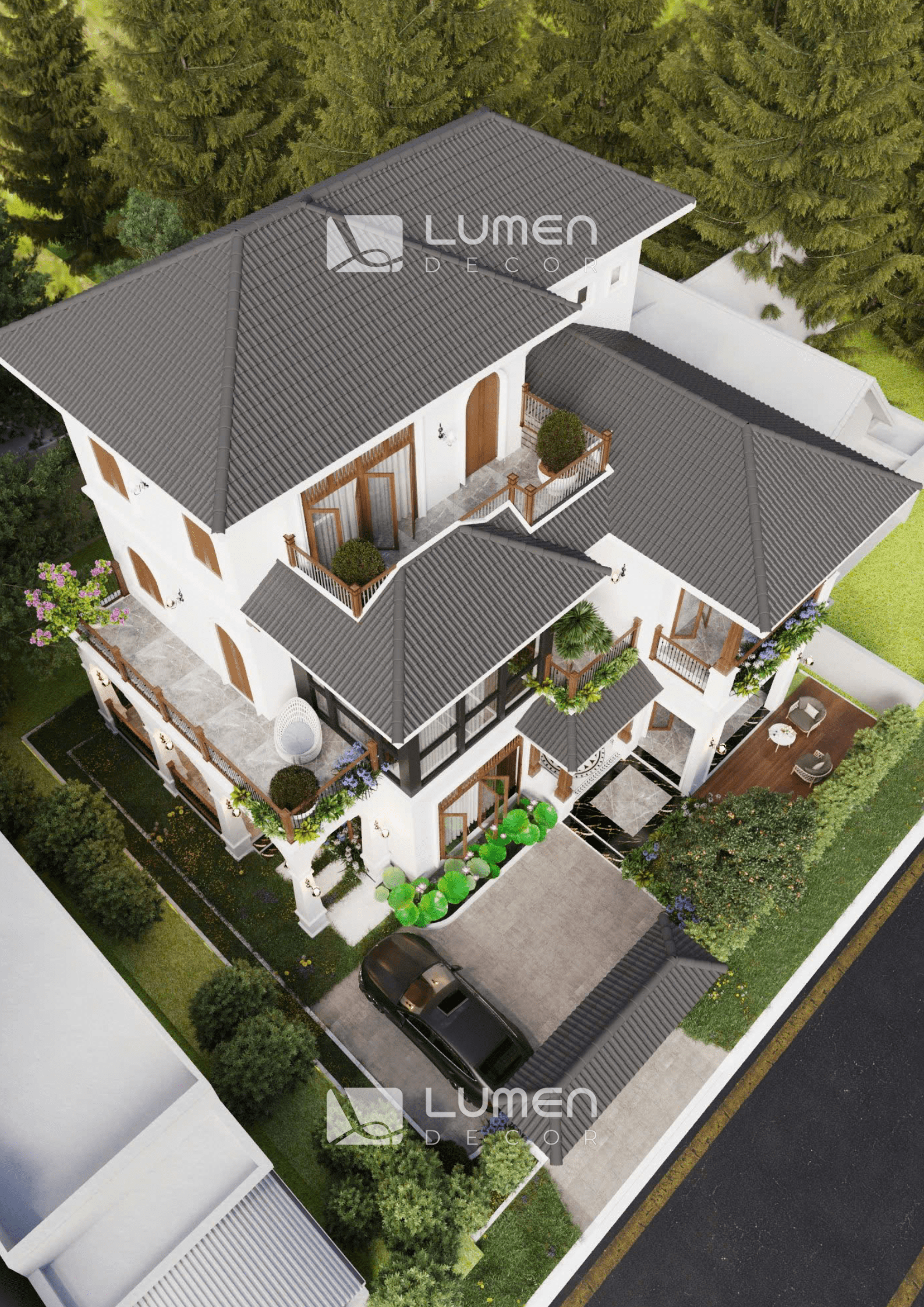 Thi công biệt thự nghỉ dưỡng