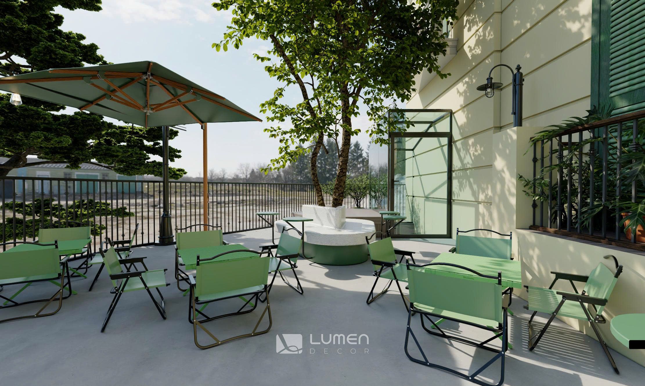 Thiết kế quán cà phê - Cafe Sanavee Linh Đàm: Bản Vẽ Của Những Kẻ Đi Tìm Bình Yên Giữa Lòng Phố Thị 3 Thiết kế quán cà phê