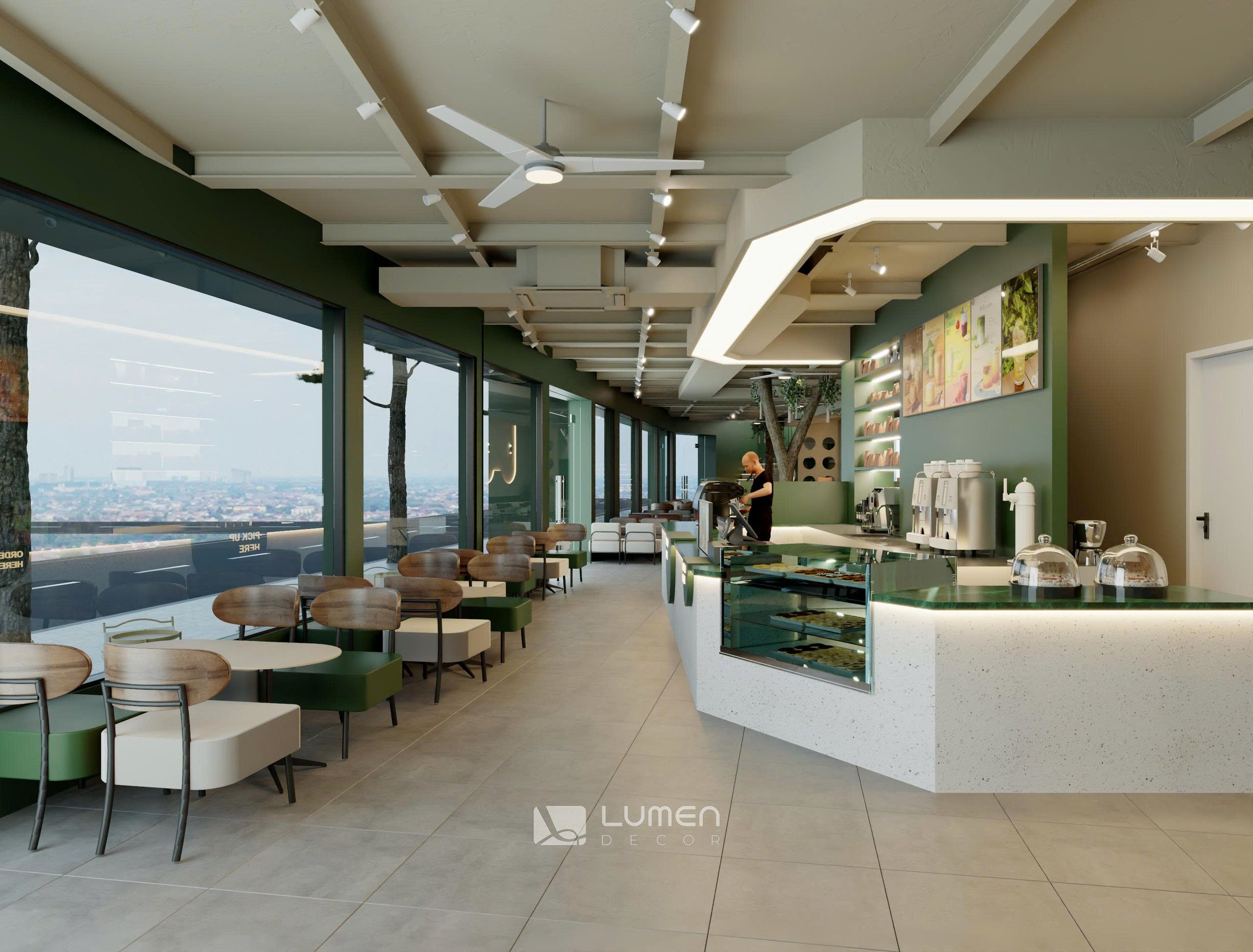 Thiết kế quán cà phê - Cafe Sanavee Linh Đàm: Bản Vẽ Của Những Kẻ Đi Tìm Bình Yên Giữa Lòng Phố Thị 4 Thiết kế quán cà phê