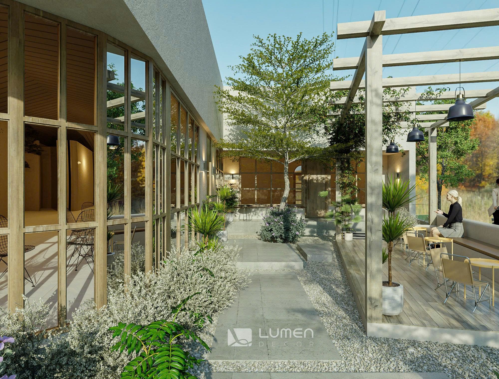 Thiết Kế Quán Cà Phê xu hướng mới: Nghệ Thuật Chữa Lành Tâm Hồn Qua Không Gian Quán Cà Phê 1 không gian thiết kế cà phê