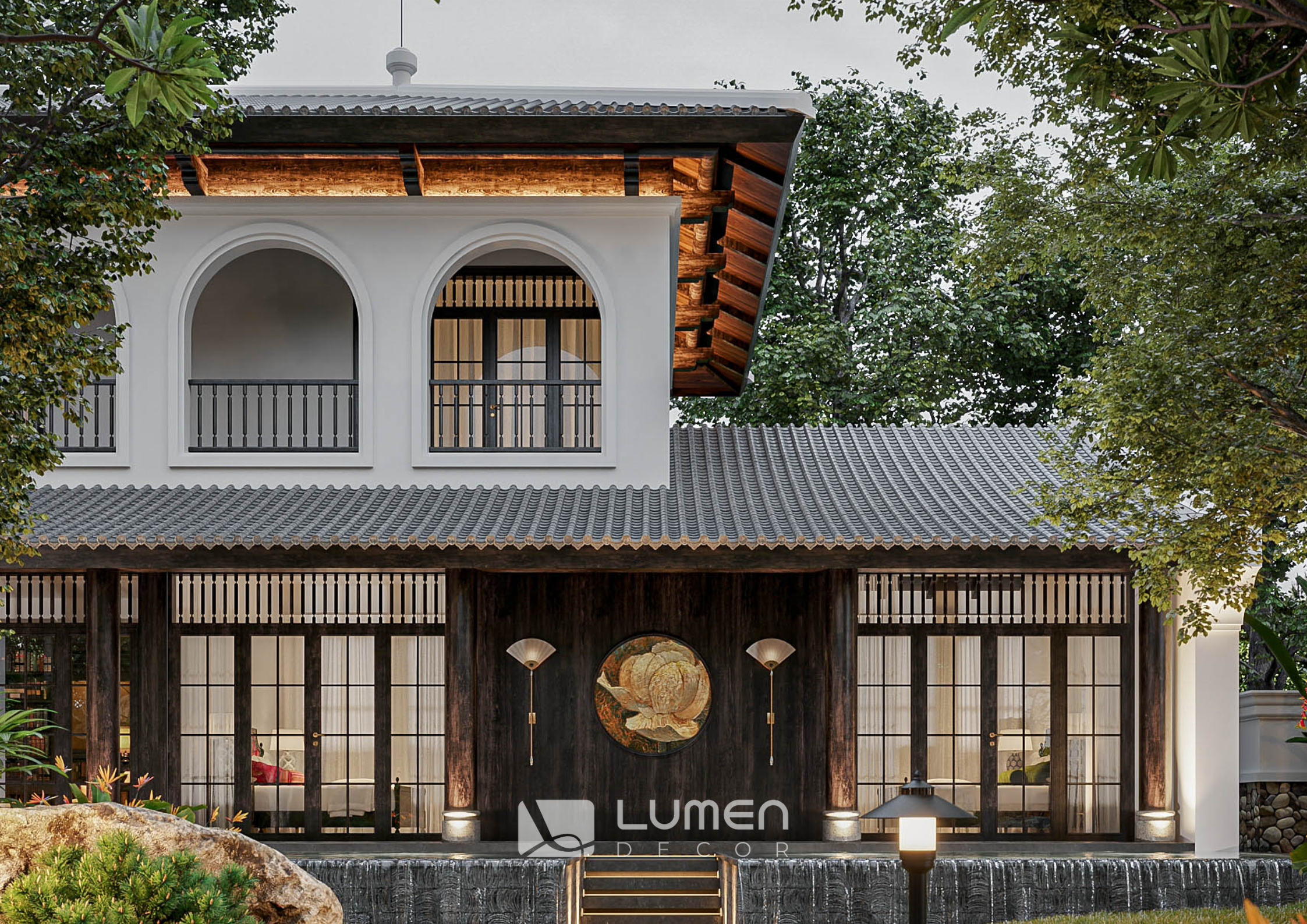 Thiết Kế căn hộ theo phong cách Indochine – Bản giao hưởng Đông Dương trong lòng căn hộ hiện đại 5 Thiết kế căn hộ